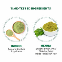 INDUS VALLEY BIO ORGANIC Indigo and Herbal Henna Powder Combo - 250 gm Each