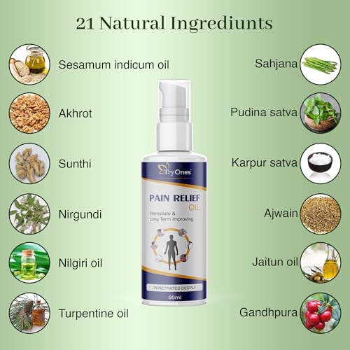 TryOnes Pain Relief Spray_PAIN RELIEF OIL_60ml