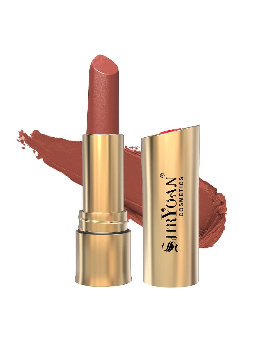 Shryoan Women's Long Lasting Non-Transfer Matte Lipstick| Smudge & Waterproof Lipstick With 24 Hr Stay (Shade 16)