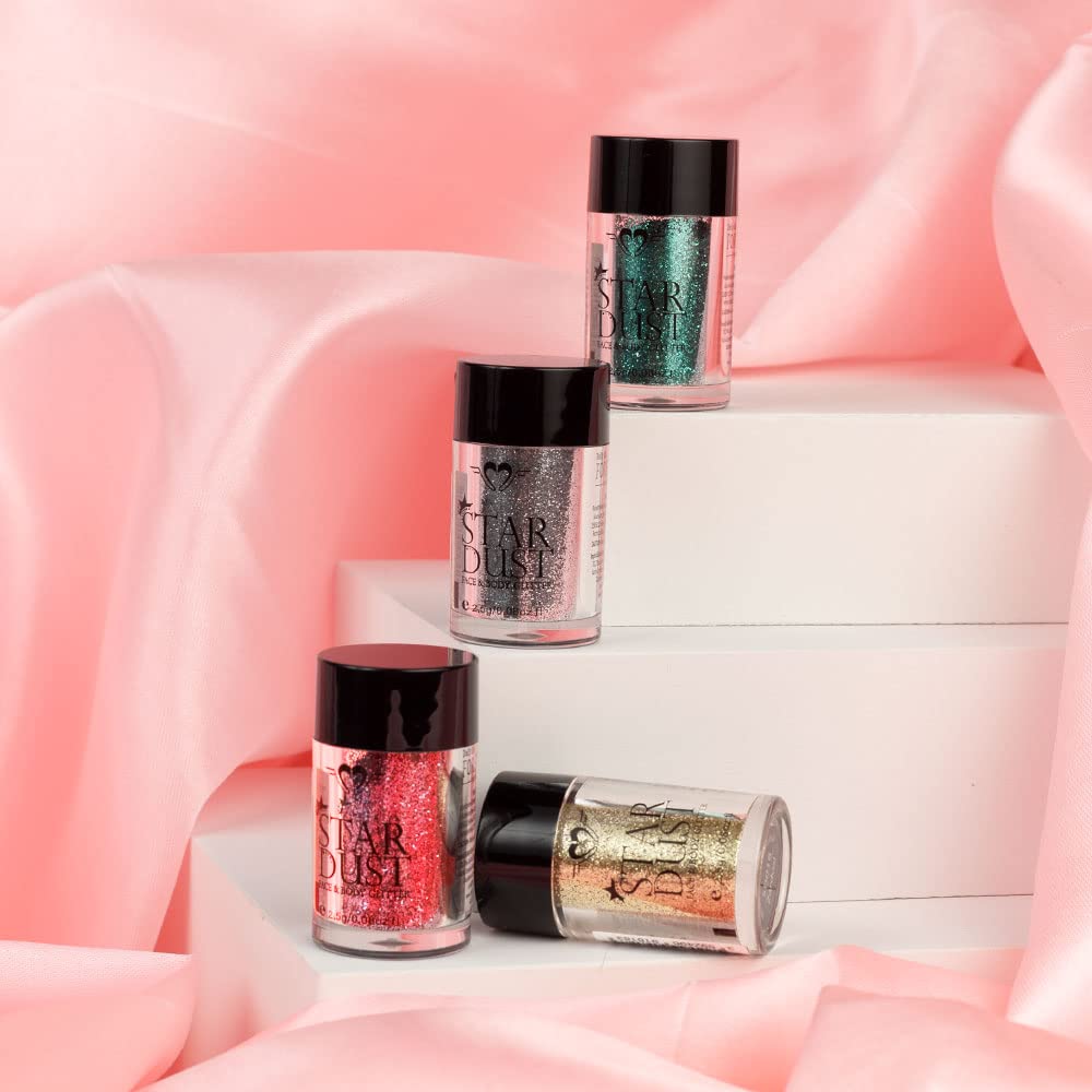 Daily Life Forever52 Star Dust Powder Single Eyeshadow Professional Shiny Glitters & Hydrating Easy-To-Blend Formula & Silky Texture For Perfect Face Makeup - (Green) (Shimmery Finish)