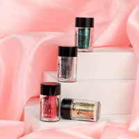 Forever52 Daily Life Star Dust Powder Single Eyeshadow Highly Pigmented Professional Shiny Glitters With Hydrating Easy-To-Blend Formula & Silky Texture (Red) SD016 (Shimmery Finish)