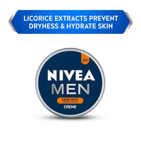 NIVEA Body Lotion for Very Dry Skin, Nourishing Body Milk with 2x Almond Oil, For Men & Women, 200 ml & NIVEA Men Crème, Dark Spot Reduction, Non Greasy Moisturizer, Cream with UV Protect, 75 ml