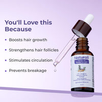 Naturali Anti-Hairfall Scalp Serum With Rosemary, Ginseng & Redensyl | Boosts Hair Growth | Strengthen Hair Follicles | Paraben-free | Best Anti-Hairfall Serum | 30ml