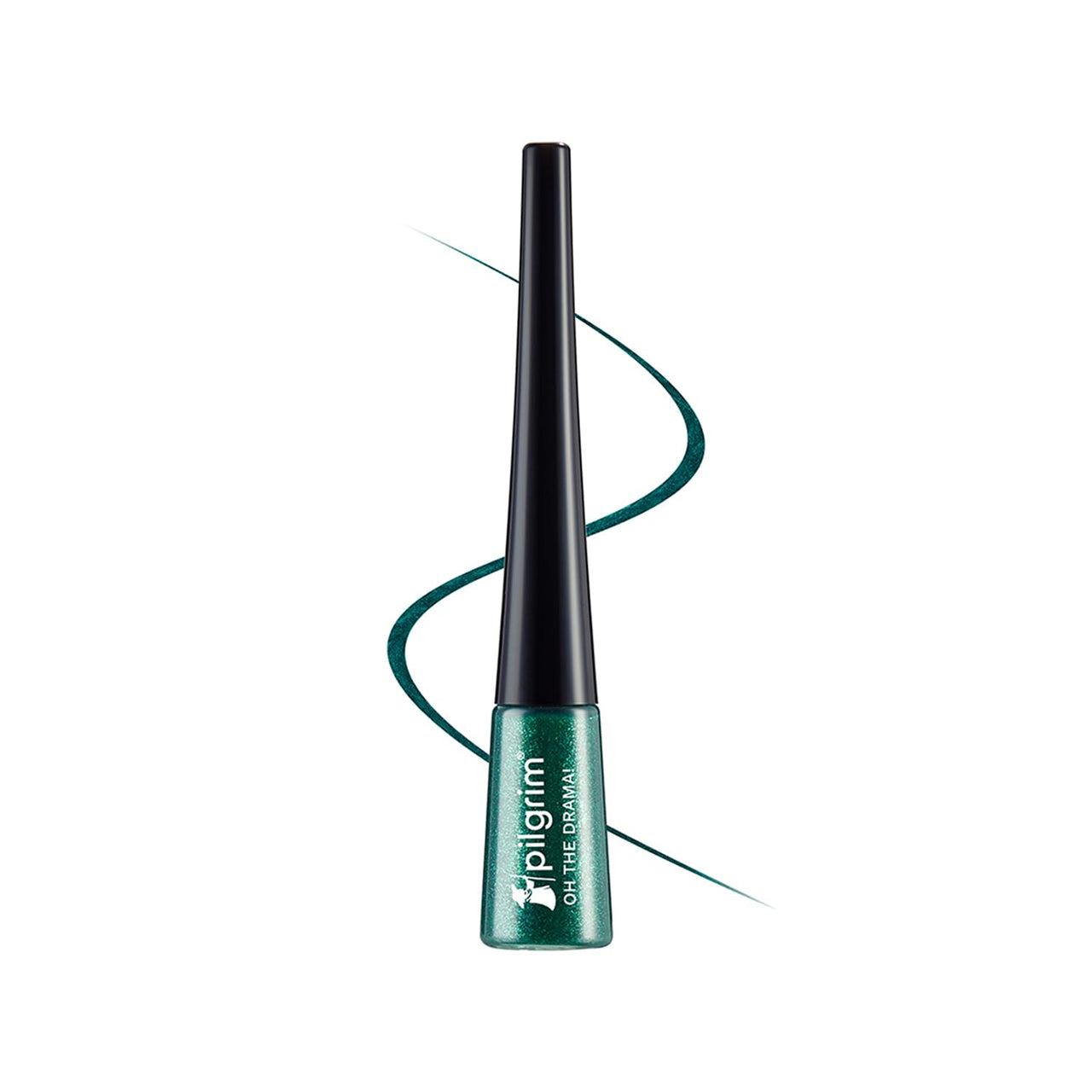 Pilgrim Green Envy Metallic Eyeliner Cream Long Lasting & Smudge Proof Enriched With Argan Oil