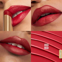 Lakmé 9to5 Lipstick, Hya Matte, with Hyaluronic Acid for hydrated lips, CEO Red 3.6gm