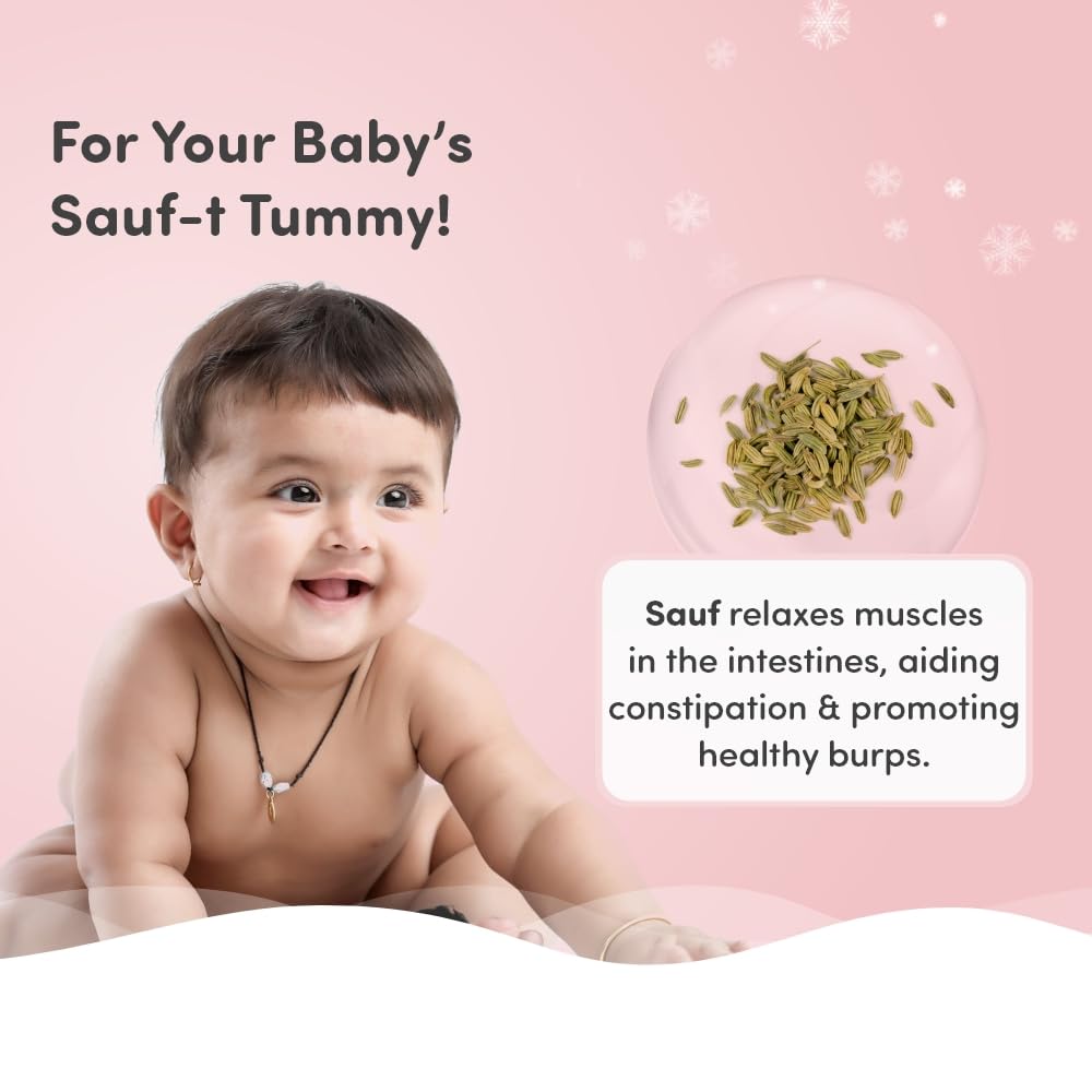 Mylo Baby Tummy Roll On (40ml) | Made Safe Certified | with Hing & Saunf | Relieves Gas & Colic | Reduces Acid Reflux