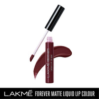 Lakmé Forever Matte Liquid Lip Color, Matte Finish, 5.6 ml - Wine Touch & Mauve Party