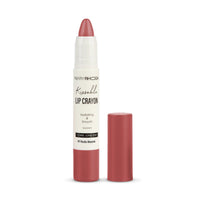 Hilary Rhoda Kissable Lip Crayon |12-Hour Stay | Highly Pigmented Matte Finish | Smudge-Proof & Transfer proof Lipstick | Retractable Lip Crayon | 3.5g - (Nude Mauve | Shade 01)
