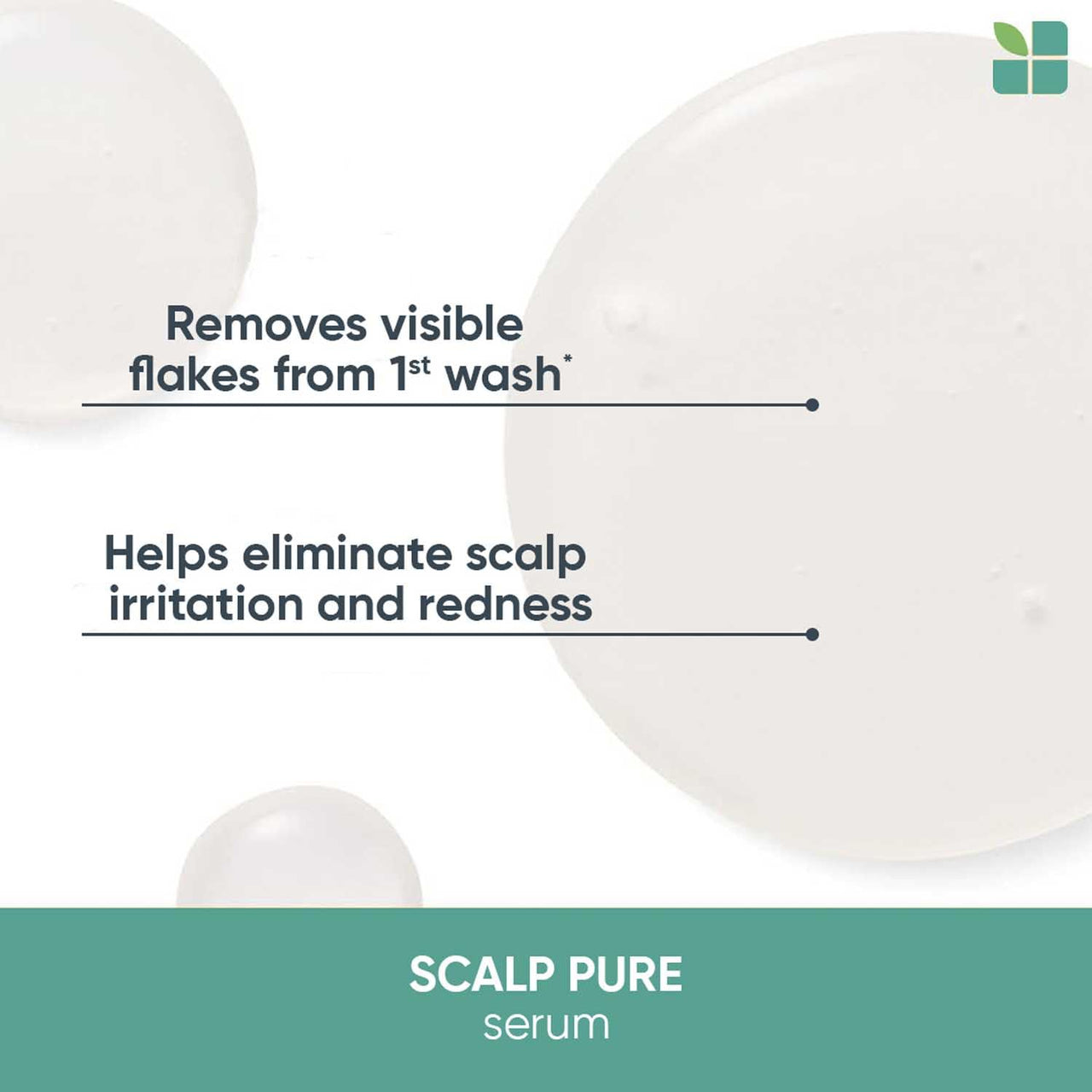 Biolage Professional Scalppure Anti-Dandruff Hair Serum, Removes Visible Flakes from 1st Use, Enriched with Bergamot, Hair Serum for Men and Women, Deep Scalp Treatment, Cruelty-Free, 100 ml