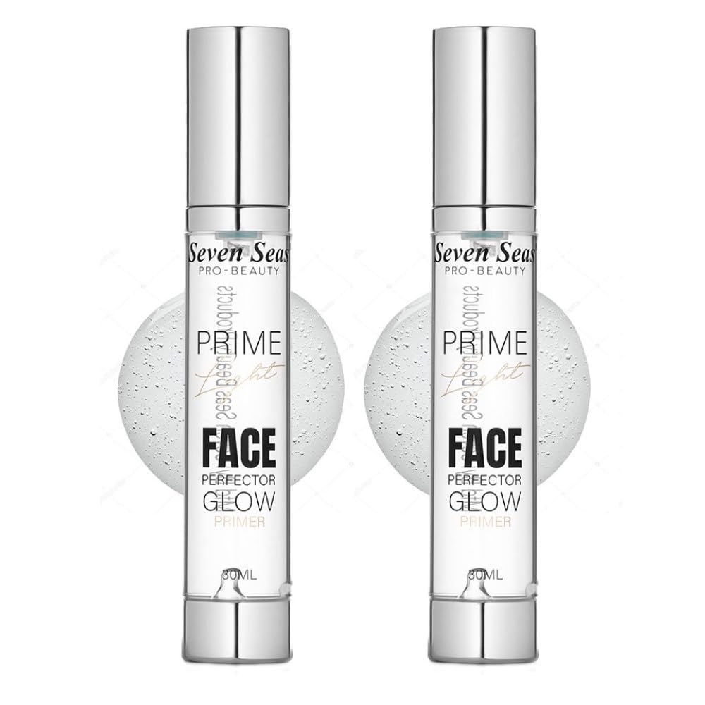 Seven Seas Under Cover Gel Face Primer | Transparent Makeup Primer to Prep Skin for Smooth & Long Lasting Makeup