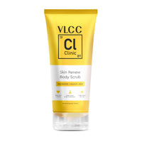 VLCC Clinic Skin Renew Body Scrub - 200g | Skin Detoxifying Scrub | Removes Blackheads & Whiteheads | Removes Excess Oil, Dirt and Impurities | with Walnut, Rice, and Niacinamide
