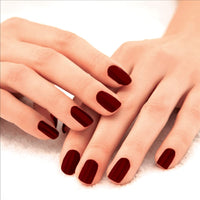 Lakmé 9to5 P+G Nail Color Smokey Crimson 6ml & Lakmé 9 to 5 Primer + Gloss Nail Colour Combo