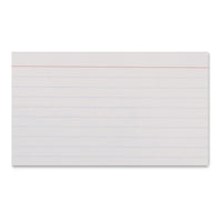 Basics Heavy Weight Ruled Lined Index Cards, 300 Count, 100 Pack of 3, White, 3 x 5 Inch Card