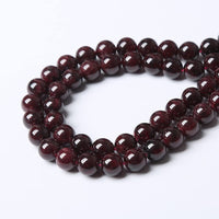 AAA Natural Garnet Stone Beads for Jewelry Making Energy Crystal Healing Power Gemstone DIY Bracelet Necklace 8mm 45pcs (8mm, Garnet )