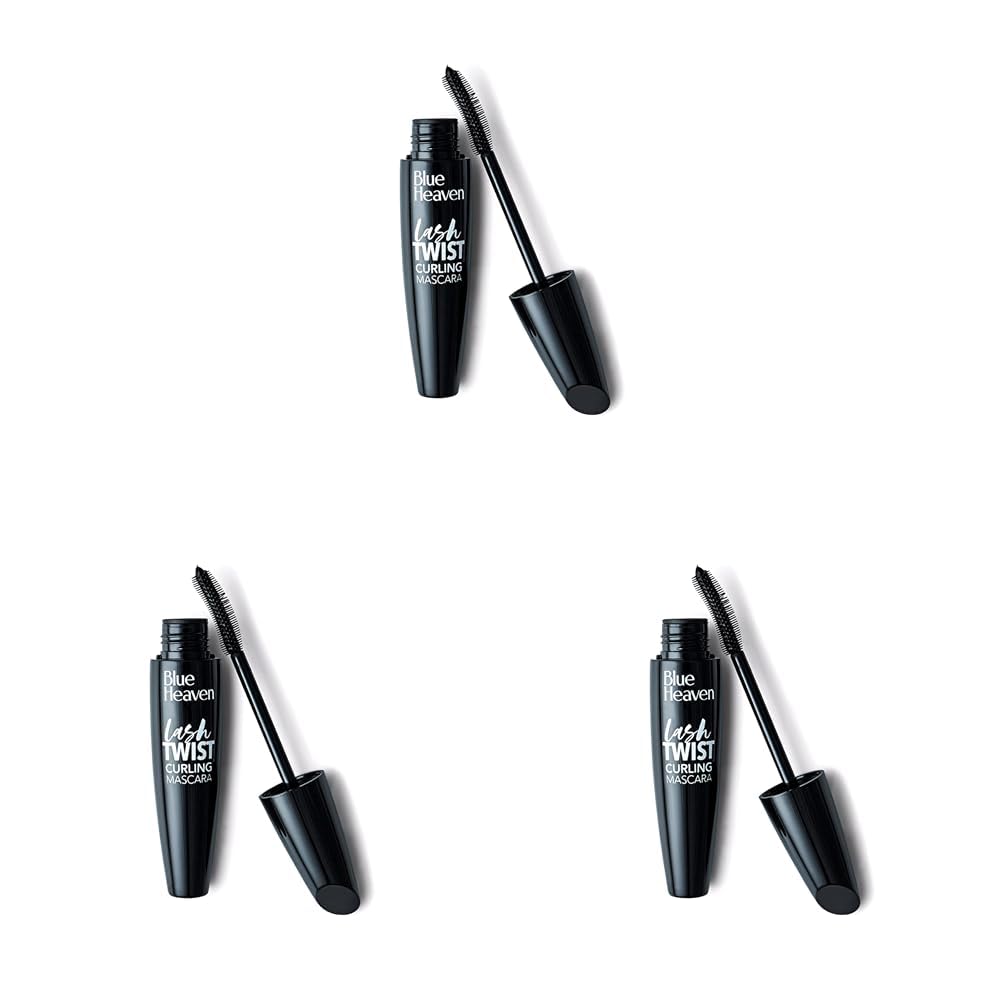 Blue Heaven Lash Twist Mascara, Black, 12 ml (Pack of 3)