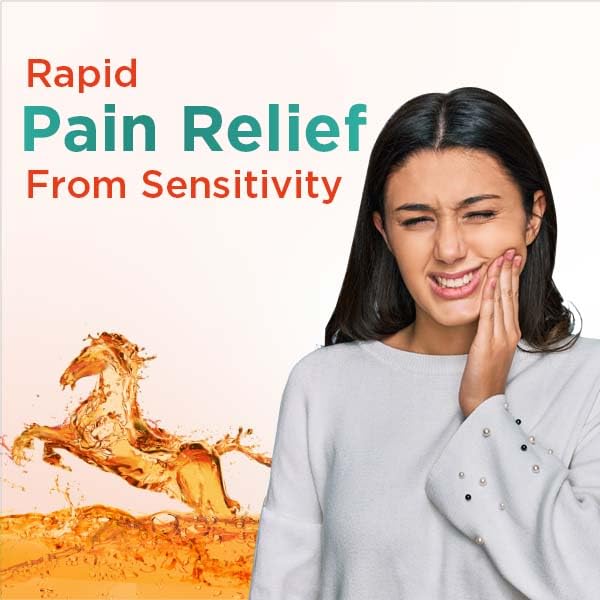 Dr. Reddy's Vantej Aqua Advanced Protection Mouthwash | Perfect for Sensitive Teeth | Fast Acting Pain Relief in Just 3 Days | Fresh Minty Breath | 100 ml.