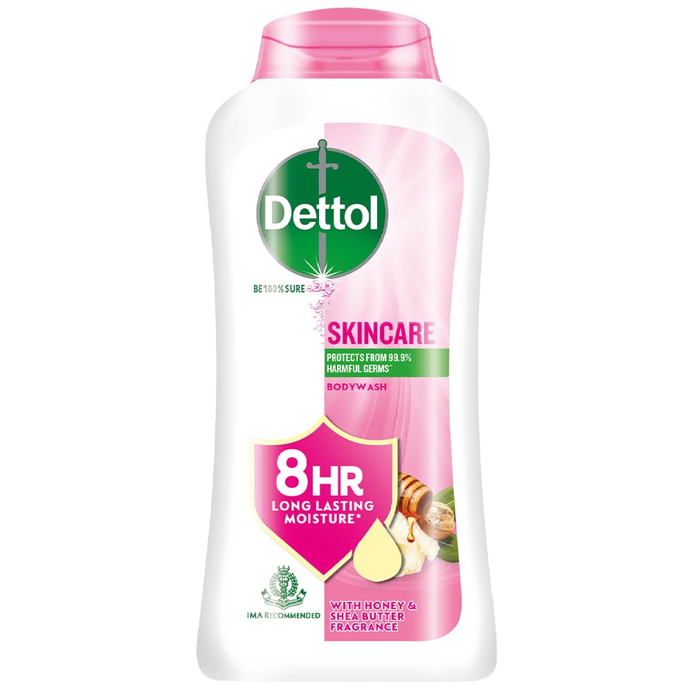Dettol Lime Body Wash 500ml, Cool Gel, Honey Shower Gel