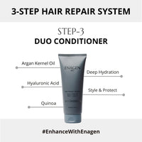 Enagen Bio Premium Hair Care Duo Conditioner: Rinse off & Leave In Conditioner - Multipurpose Hair Savior Nourish, Style, and Transform Your Tresses with Hyaluronic Acid, Quinoa & Argan