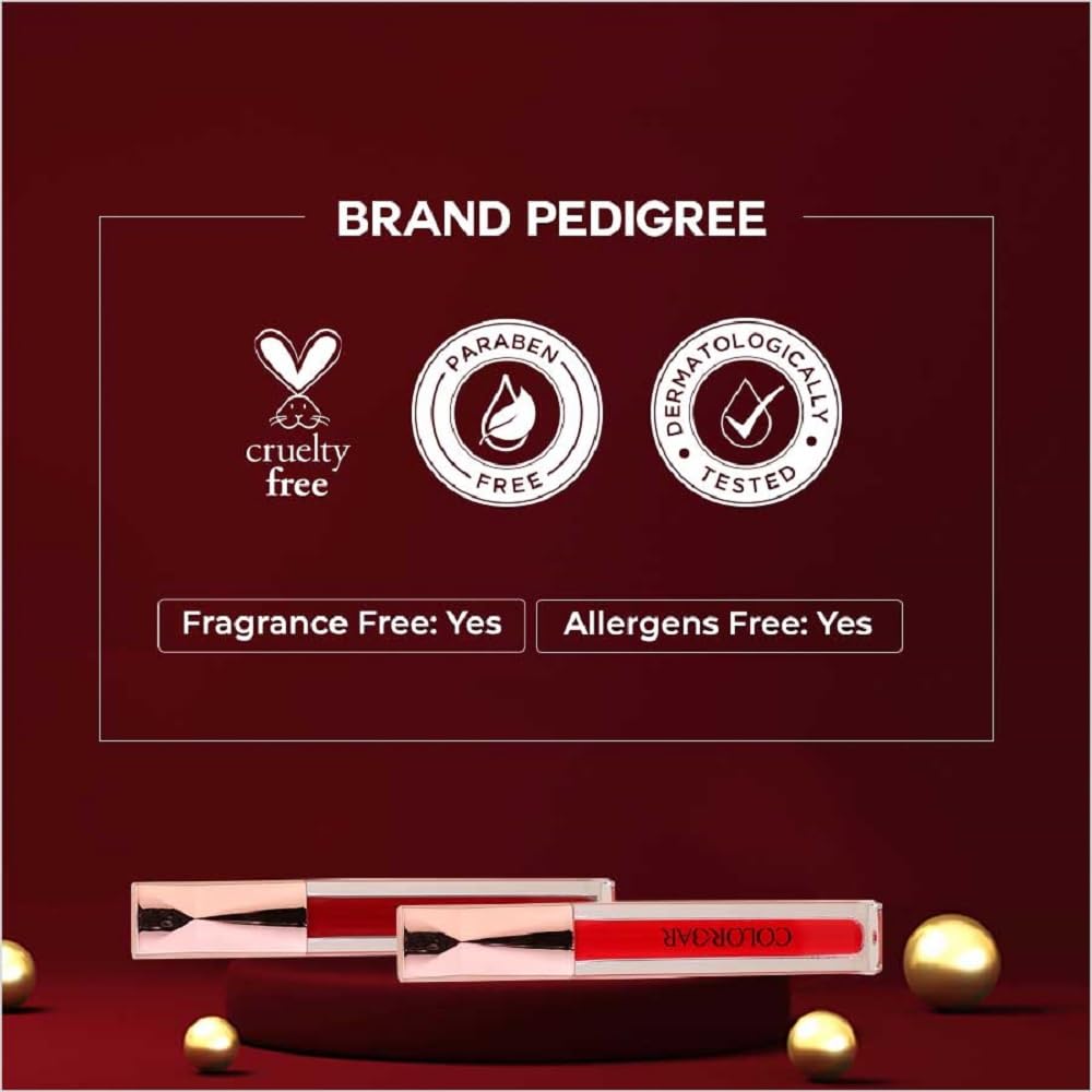 Colorbar Cosmetics Sindoor, Maroon, 3.8 ml | Smudge proof formula | Long lasting