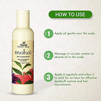 moha: Anti Dandruff Oil With Benefits Of Tea Tree Oil, Neem Oil, Hibiscus OIl, Rosemary Oil| Hair Oil For Men & Women | For All Hair Types. (200 ML)(Pack of 1)