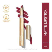 MyGlamm Ultimatte Long Stay Matte Lipstick - Vamp (Red) | Long Lasting Lipsticks for Women With 12hr Stay | Transfer Proof | Rich Colour | Moisturising, Lightweight Formula | 1.3g