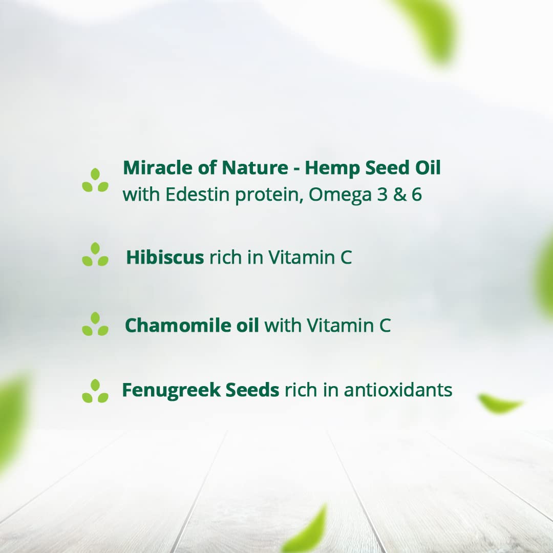 Hampa Nutraelixir Floral Conditioner 200Ml For Frizz And Tangle Free Hair, Naturally Smooth And Shiny, With Hemp, Hibiscus,Fenugreek & Chamomile-No Toxin-Sulphate, Paraben And Silicone Free, 1 Count