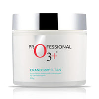 O3+ Cranberry D-Tan® with Natural Extracts for Tan Removal & Sun Damage Protection Ideal for Oily Skin (De Tan, 300 g)