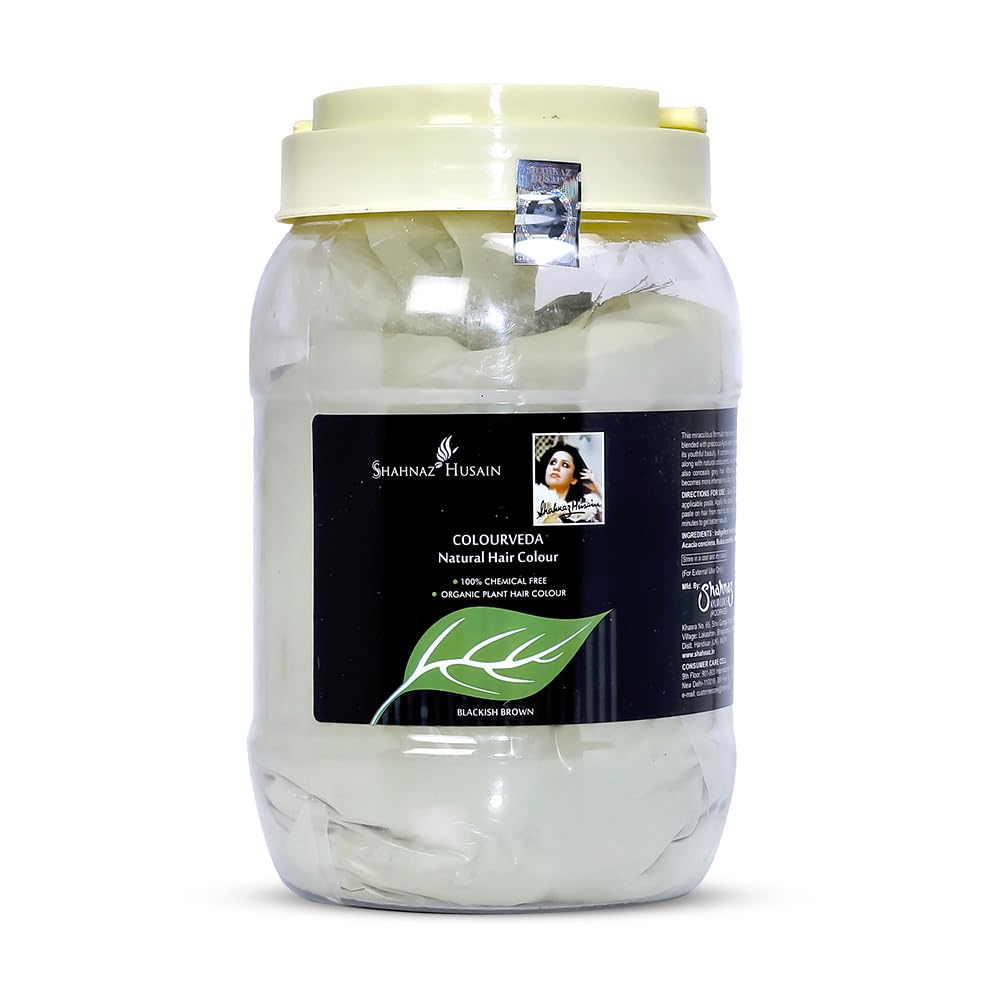 Shahnaz Husain Colourveda | Natural Hair Colour | Blackish Brown | 500g