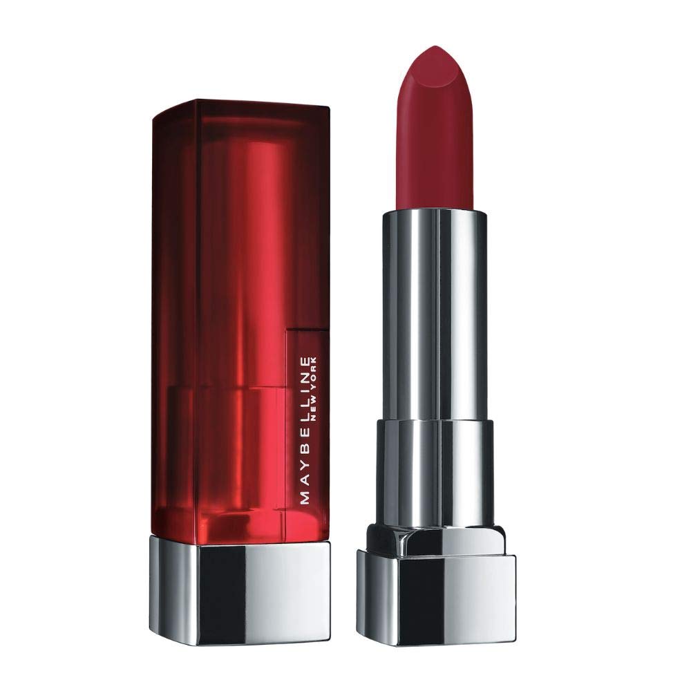 Maybelline Sensational Liquid Matte Lipstick, Soft Wine, 7 g and Maybelline New York Color Sensational Creamy Matte Lipstick, 695 Divine Wine, 3.9g