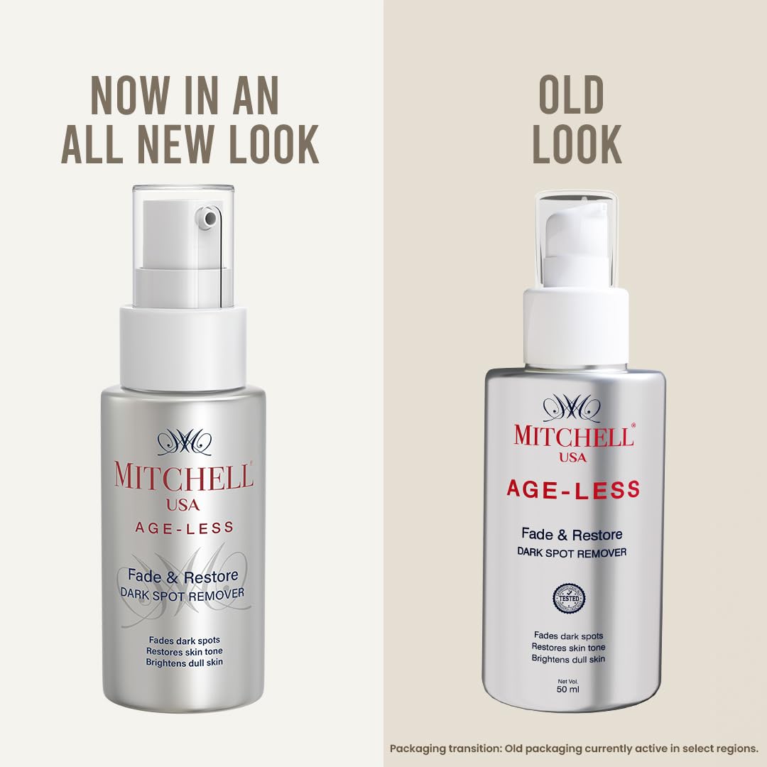 Mitchell USA Intense Dark Spot Remover | Clears dark spots, Brightens skin and Evens skin tone | Lotus Seed Extract, Pomegranate oil & Vitamin C | For Women & Men | For All Skin Type | 50ml