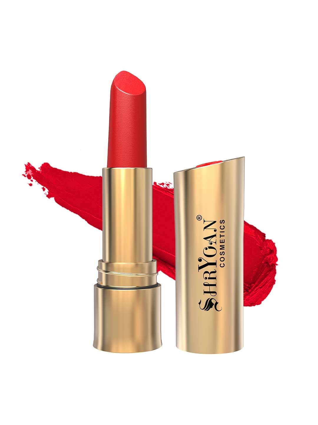 Shryoan Women's Long Lasting Non-Transfer Matte Lipstick| Smudge & Waterproof Lipstick With 24 Hr Stay (Shade 18)