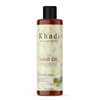 Khadi Natural Herbal Rosemary And Henna Hair Oil | Enriched With Amla & Bhringraj Extract Strengthen & Nourished Hair | Improve Circulation & Treat Scalp Issues | Pure & Natural Paraben & Mineral Oil Free Rosemary Oil 100ml