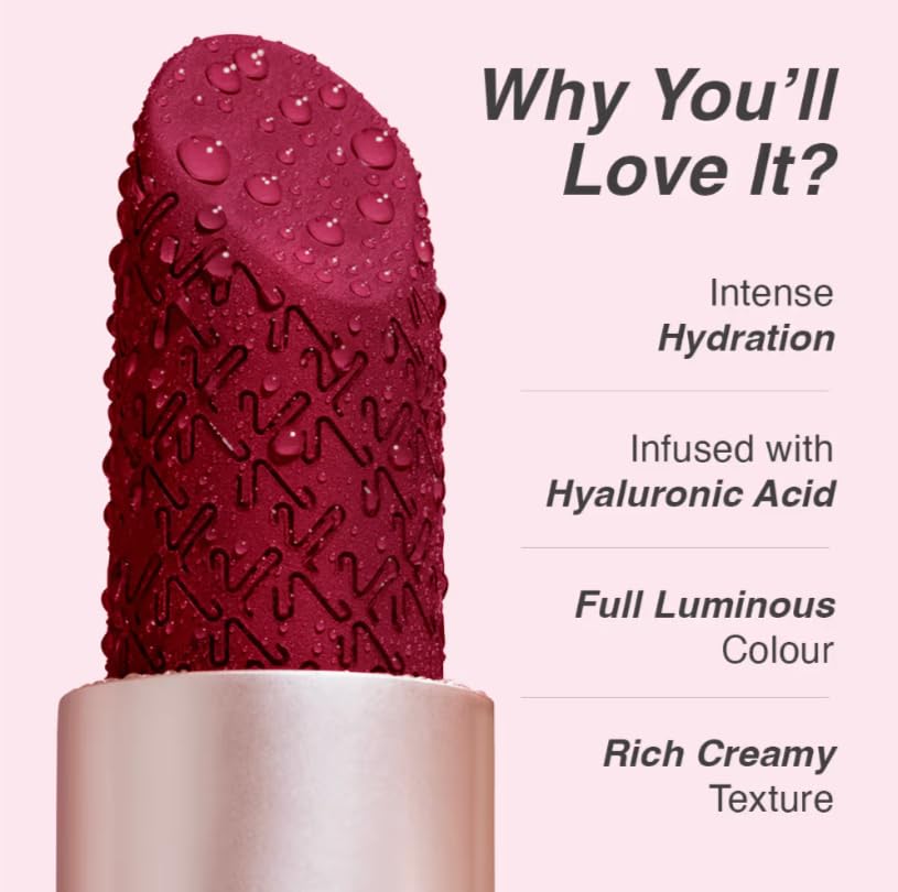 Hydra Creme Hydrating Full Coverage Lipstick with Hyaluronic Acid - Whimsy (3.6g)