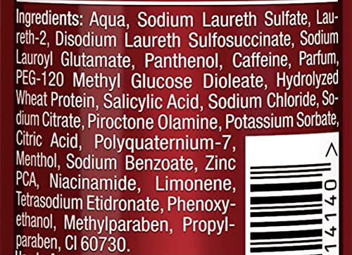 Alpecin Double Effect Anti Dandruff and Natural Hair Growth Shampoo, Energizer for Strong Hair Care, Red, Fresh, 200 ml