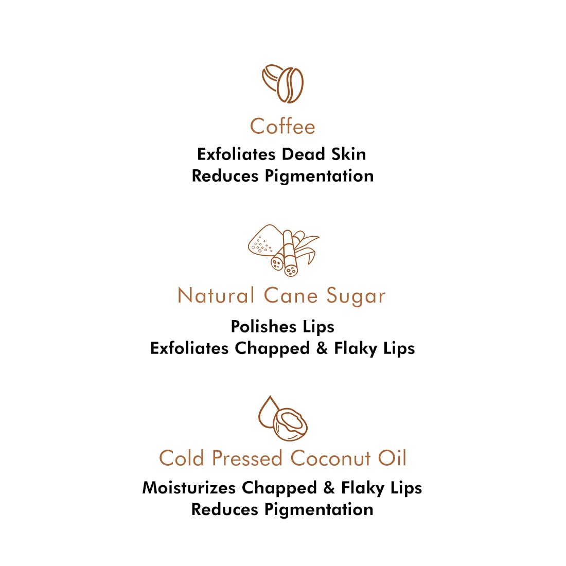 mCaffeine Coffee Lip Scrub Balm - 85% Reduction in Dark Lips & Pigmentation | Heals Dry & Chapped Lips | With Natural Sugar, Cold Pressed Coconut Oil & Coffee Scrub | 100% Vegan (12gm)