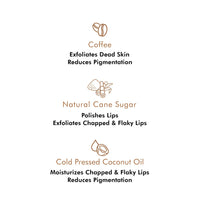 mCaffeine Coffee Lip Scrub Balm - 85% Reduction in Dark Lips & Pigmentation | Heals Dry & Chapped Lips | With Natural Sugar, Cold Pressed Coconut Oil & Coffee Scrub | 100% Vegan (12gm)