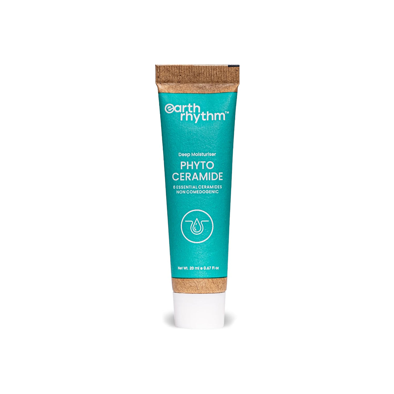 Earth Rhythm Hyaluronic Acid Moisturizer For Deep Hydration & Moisturization With Vitamin E & Phyto Ceramide Strengthen Skin Barrier For Dry, Sensitive & Normal Skin (20ml)