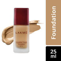 Lakmé © Invisible Finish Spf 8 Natural Liquid Light Coverage Foundation, Shade 01 For All Skin, 25Ml And Lakmé © Invisible Finish Spf 8 Coverage Foundation, Shade 02, 25Ml, 2 Count