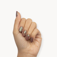 HYUE Chrome Glazed Nail Paint - 7 shades | Opalescent | 8 ml | Dual-toned | Long-lasting Shine | Color-Shifting Pigments | One Stroke Coverage | Gel Finish | Salon-like Nails | No UV Damage