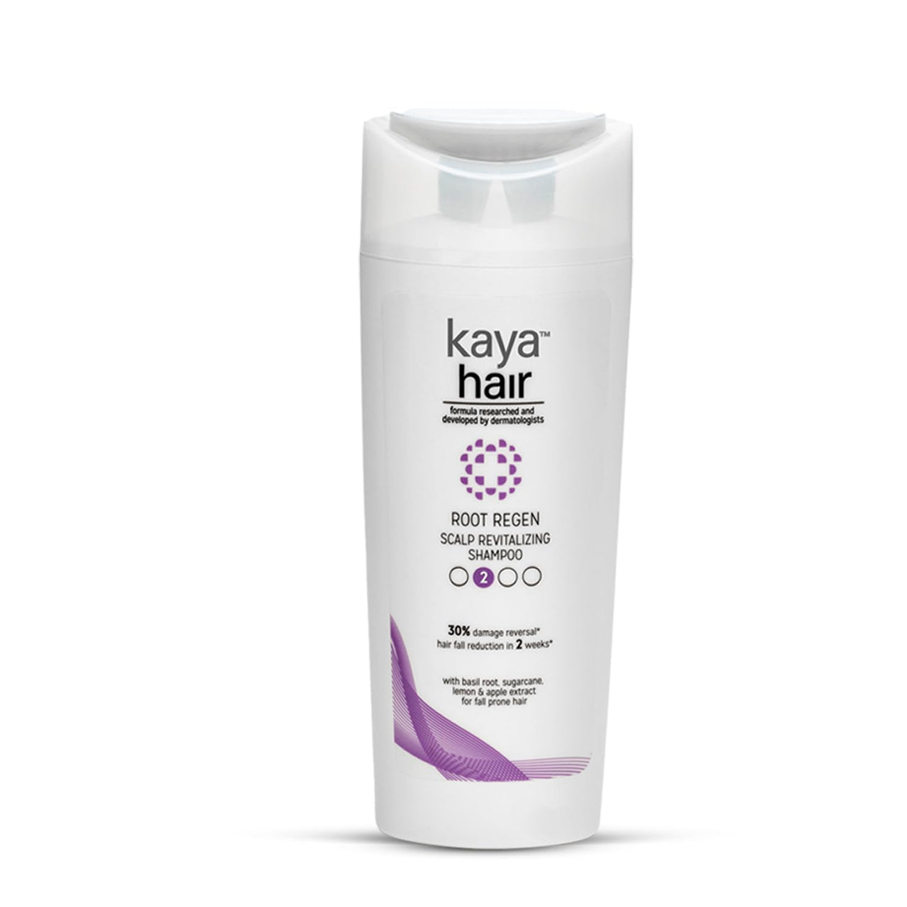 Kaya Clinic Scalp Revitalizing Shampoo Mild Every Day Use Shampoo, Balances pH, Reduces Hair Fall, Contains Basil, Sugarcane, Lemon, Apple Extracts, 225ml