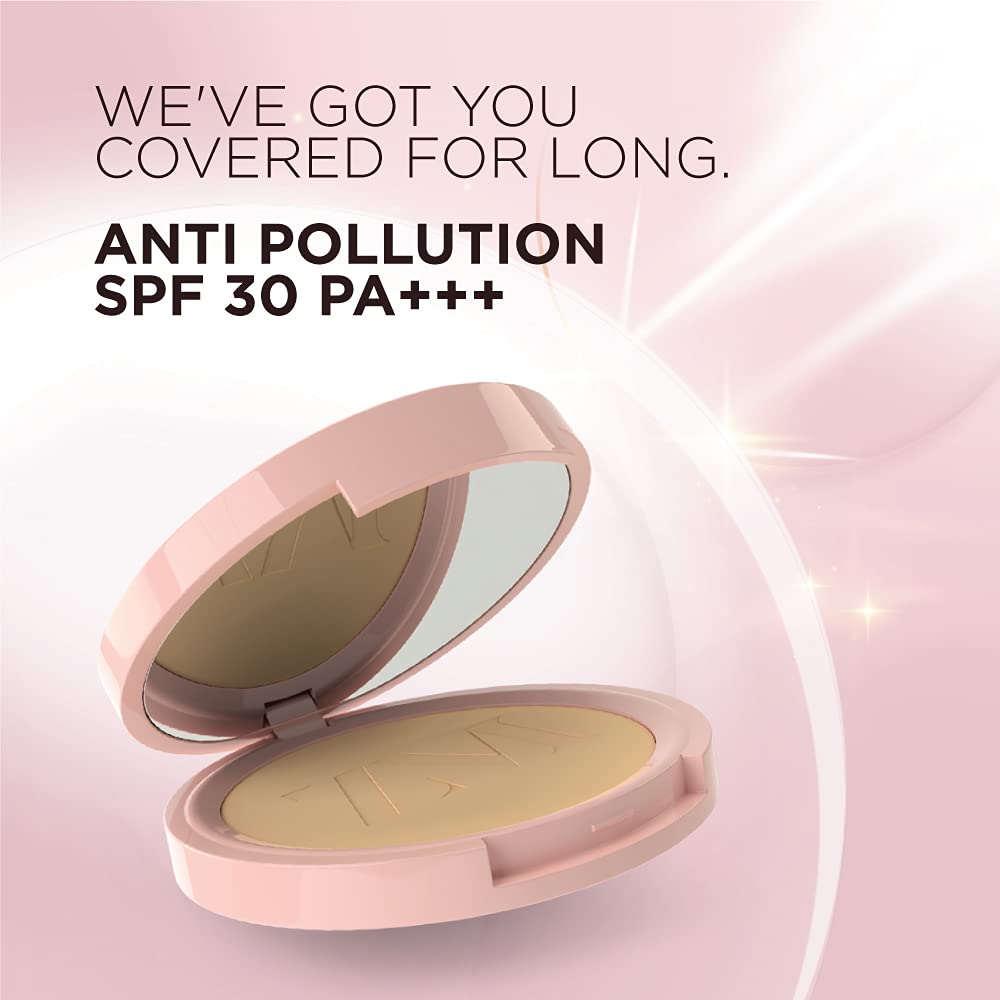 ZM Pollution Defense CC with SPF 30 Compact, Matte Finish, Vegan, Golden Sand, 9 Gm