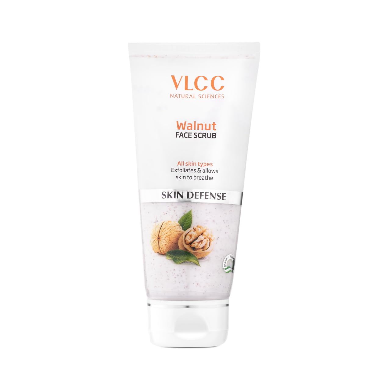 VLCC Walnut Face Scrub - 80g | Moisturizing Scrub For Mild Exfoliation | Helps Reduce Skin Damage | Soothing, Calming and Brightening Scrub | Tanning Protection Against Sun Damage.