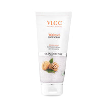 VLCC Walnut Face Scrub - 80g | Moisturizing Scrub For Mild Exfoliation | Helps Reduce Skin Damage | Soothing, Calming and Brightening Scrub | Tanning Protection Against Sun Damage.