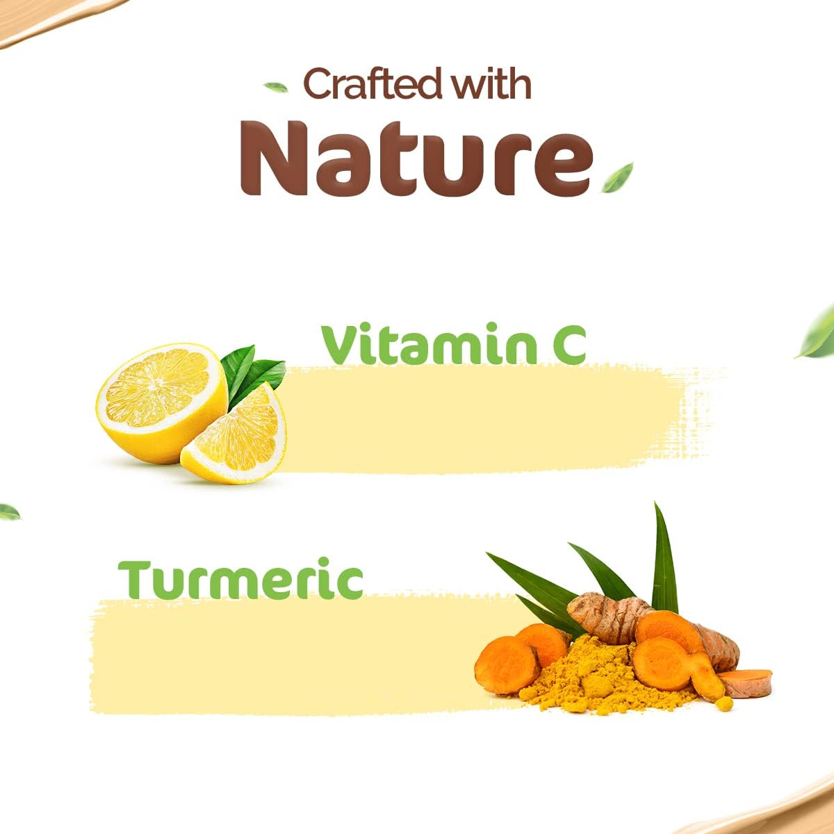 Mamaearth Glow Serum BB Cream with Vitamin C & Turmeric - 25 g | Long Lasting Natural Coverage | SPF 30 PA++ Sun Protection| Lightweight & Hydrating