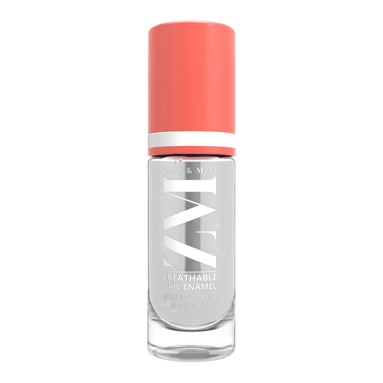 ZM Zayn & Myza Breathable Nail Enamel - Top Glaze | Smooth Application | Quick-Drying I Longlasting I Chip-Defiant I Water Permeable | Glossy Finish | 100% Vegan, 6 ml