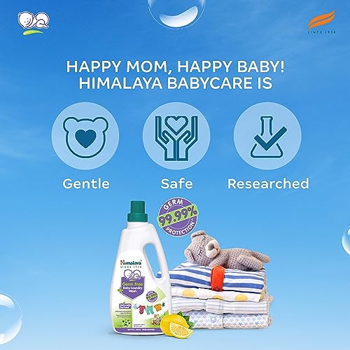 Himalaya Germ Free Baby Laundry Wash 1 L Pouch Liquid, White, (7004801)