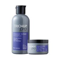 Trichup Pro Damage Repair & Instant Smoothing Hair Care Combo for Dry Frizzy Hair (Set of 2) | Shampoo 300 ml + Hair Mask 200 ml | Improves Texture & Manageability | Reduce Split Ends & Dryness | Unisex