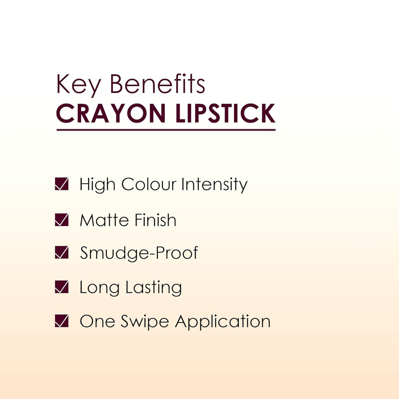 Shryoan Long Lasting Lip Crayon Matte Lipstick Set Of 4 | Non Transfer & Water Proof Lipstick | Full Coverage & Moisturizing Finish (3.8gm X 4) (SHADE D)