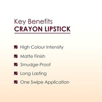 Shryoan Long Lasting Lip Crayon Matte Lipstick Set Of 4 | Non Transfer & Water Proof Lipstick | Full Coverage & Moisturizing Finish (SHADE B) (3.8gm X 4)