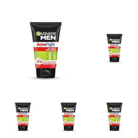 Garnier Men, Anti-Pimple Face Wash, Repairs Skin & Balances Oils, AcnoFight, 100 g (Pack of 5)